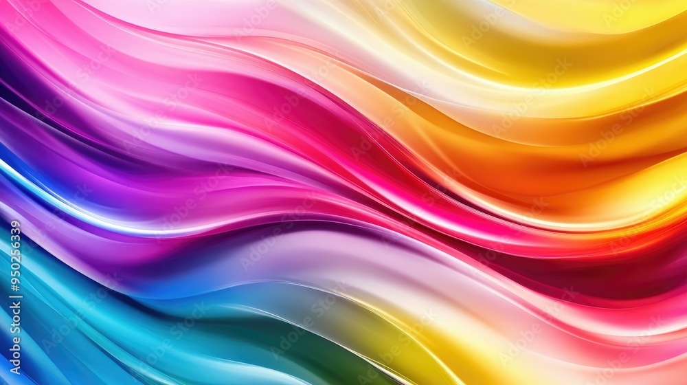 Dynamic waves of vibrant abstract colors Dynamic waves of vibrant abstract colors
