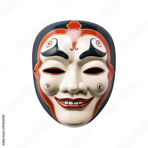 noh mask transparent background photo