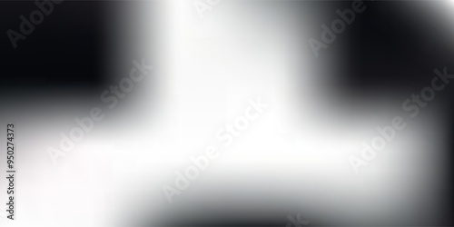 Black and white gradient background,Monochrome abstract with noise.