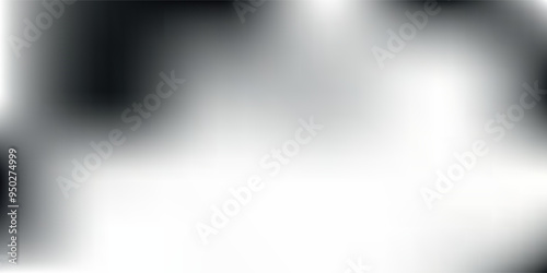 Black and white gradient background,Monochrome abstract with noise.
