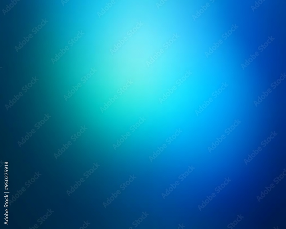 Obraz premium Abstract Blue and Teal Gradient Background with Blurred Edges