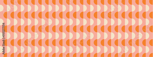 50s Mid Century Modern Seamless Pattern