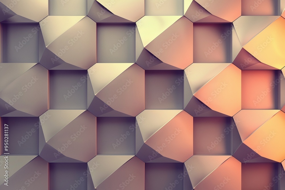 Abstract background with geometric shapes in different shades of gray and peach Abstract background with geometric shapes in different shades of gray and peach