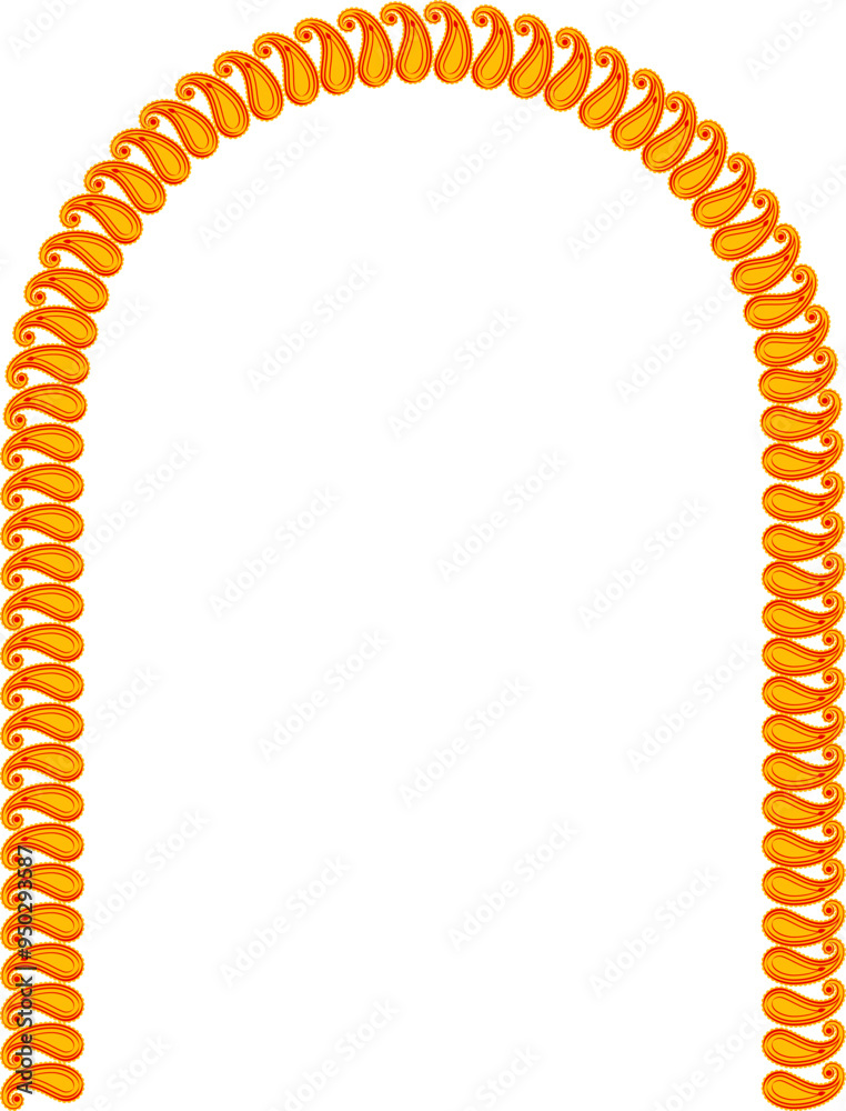 Obraz premium Durga Puja Border Decorations Durga Puja Frame Durga Puja Background