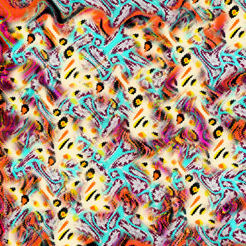 Colour backraund pattern work 