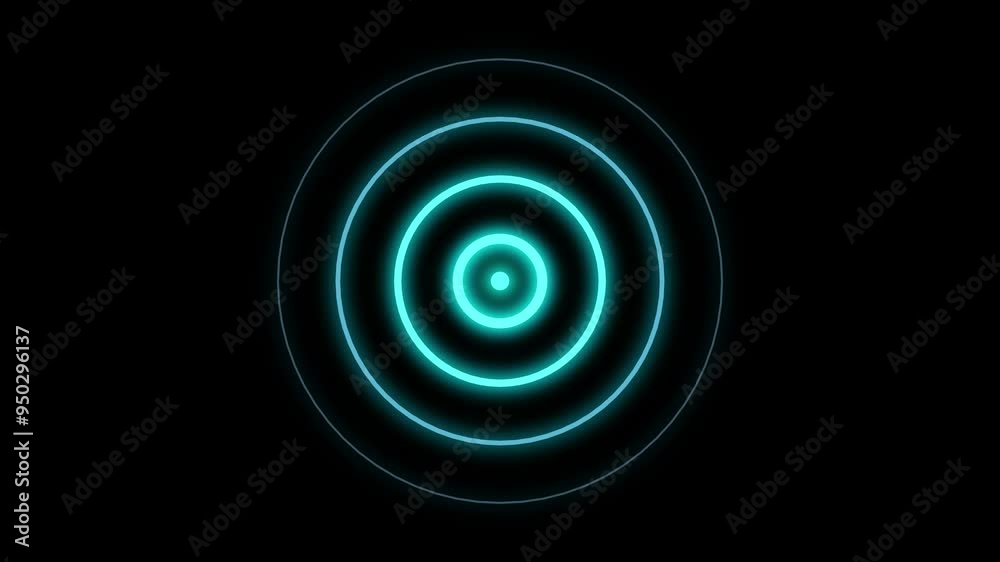 Technology Radio Wave Signal Animation Background. Technology Radio Wave Signal Animation Background.