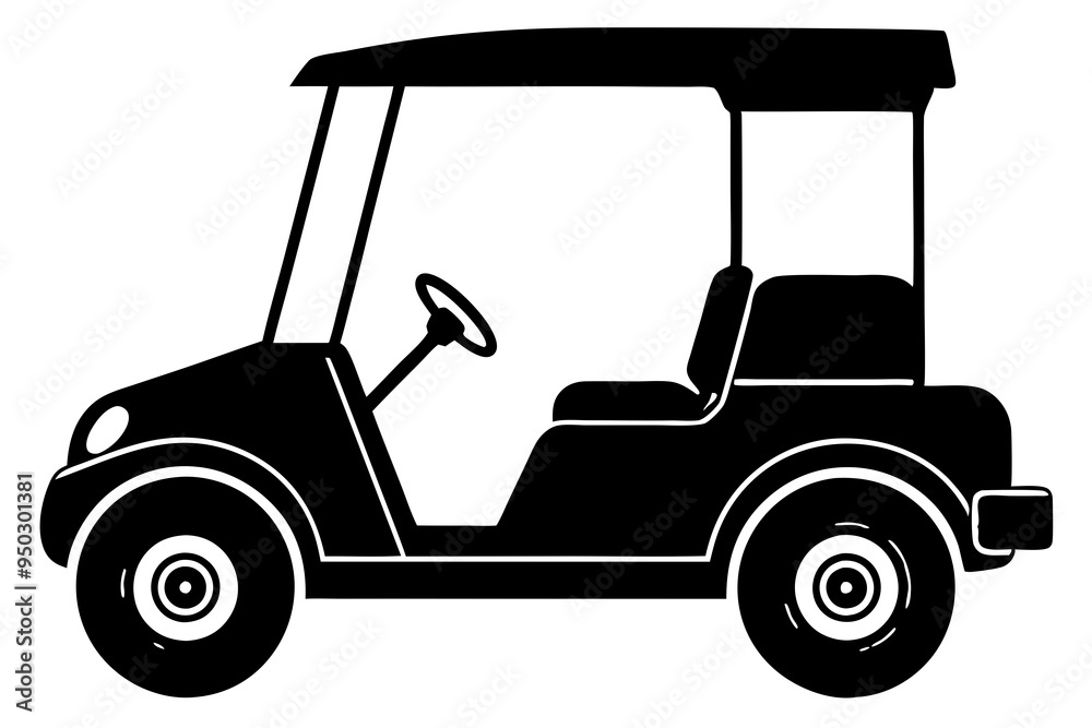 Golf cart vector silhouette, black golf car icon vector
Golf cart vector silhouette, black golf car icon vector
