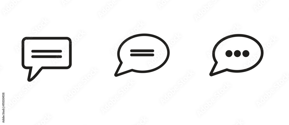 Message icon set , Chat icon set ,Vector icon design Message icon set , Chat icon set ,Vector icon design
