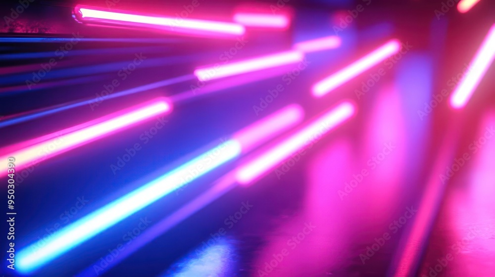 A close-up of neon disco lights displaying a range of colors. A close-up of neon disco lights displaying a range of colors.