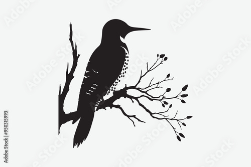 Sparrow  Bird vector art and illustration photo