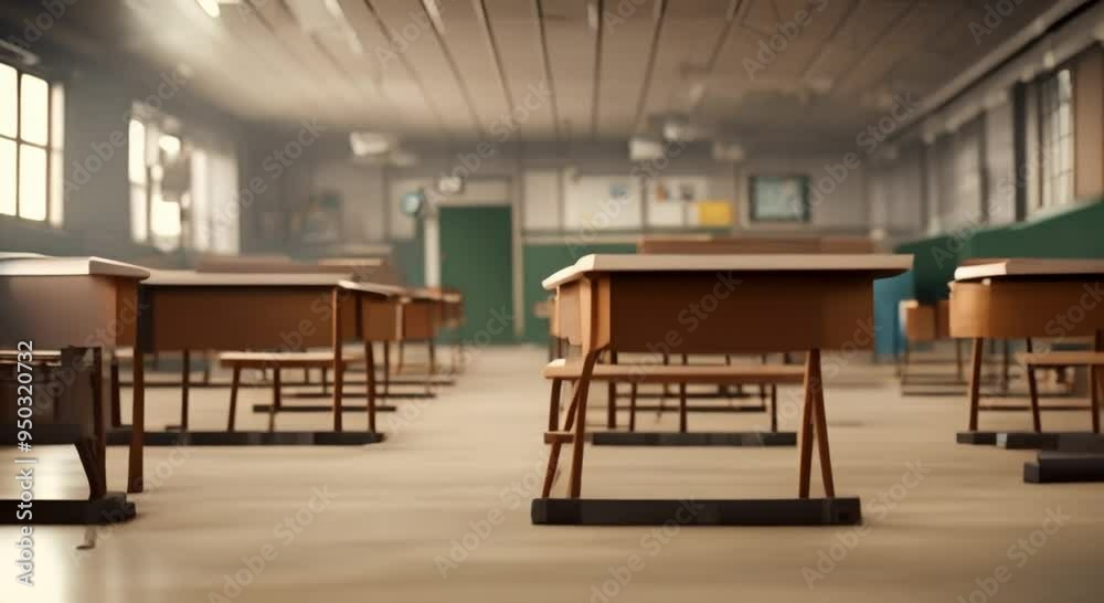 Back to school classroom 4k animation Back to school classroom 4k animation