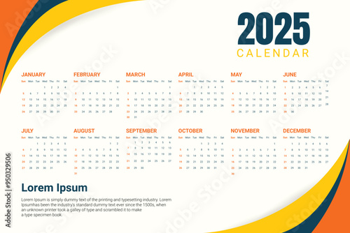 calendar for 2025