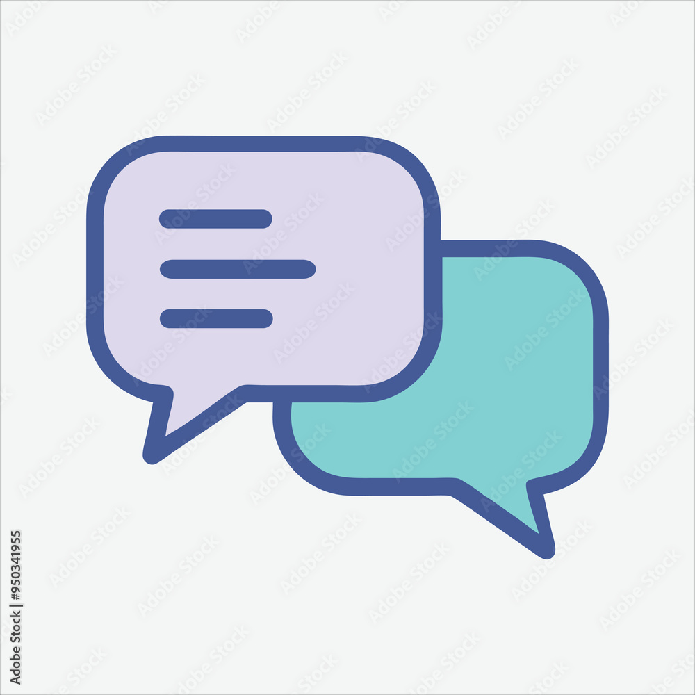 Chat Icon | Modern Communication Symbol for Messaging Apps and User Interfaces Chat Icon | Modern Communication Symbol for Messaging Apps and User Interfaces