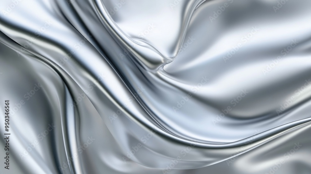 Smooth silver gradient background with a polished metallic sheen, modern and sleek design for presentations Smooth silver gradient background with a polished metallic sheen, modern and sleek design for presentations