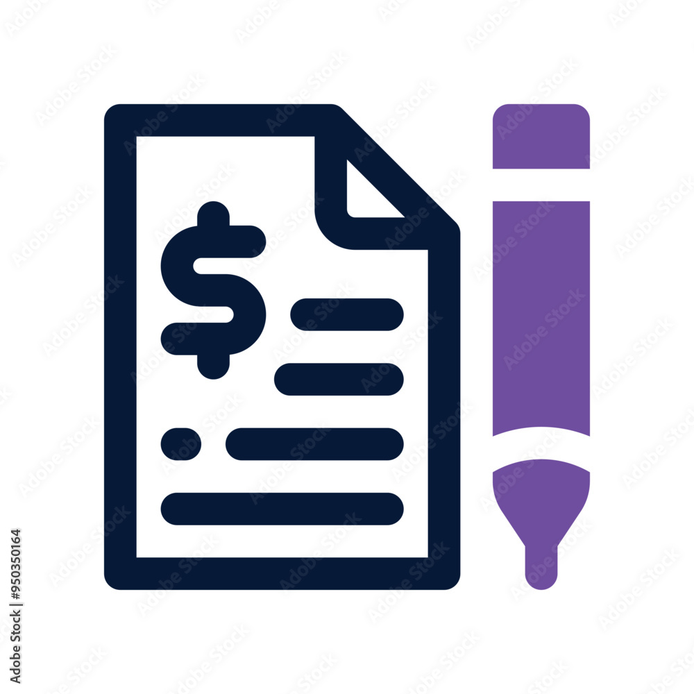 contract icon. vector dual tone icon for your website, mobile, presentation, and logo design. contract icon. vector dual tone icon for your website, mobile, presentation, and logo design.