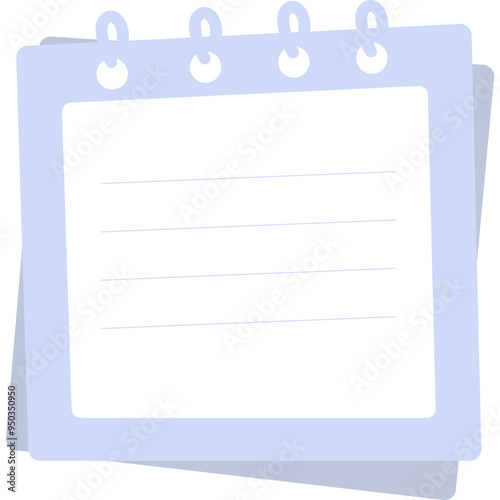 Notepad with Spring Binder
