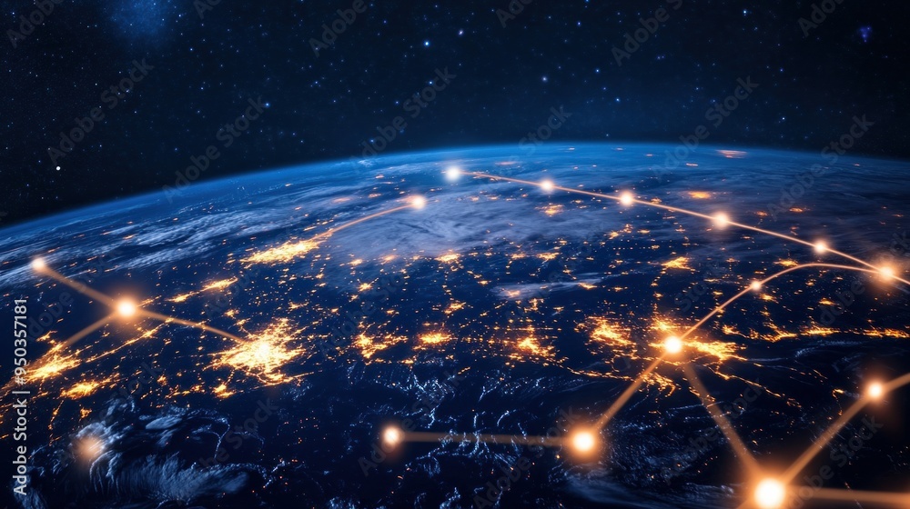 online global business and communication technology, internet connection concept, and connectivity online global business and communication technology, internet connection concept, and connectivity