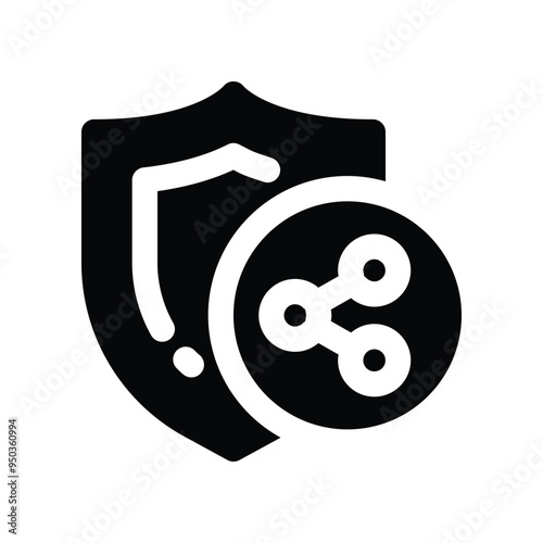 content security icon. vector glyph icon for your website, mobile, presentation, and logo design.