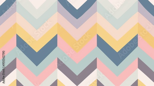 Pastel Chevron Pattern