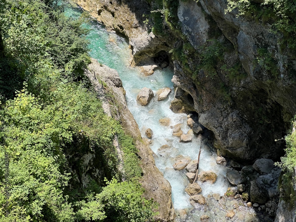 Tolmin Gorges (Triglav National Park, Slovenia) - Tolminer Klammen (Nationalpark Triglav, Slowenien) - Tolminska korita (Triglavski narodni park, Slovenija) Tolmin Gorges (Triglav National Park, Slovenia) - Tolminer Klammen (Nationalpark Triglav, Slowenien) - Tolminska korita (Triglavski narodni park, Slovenija)