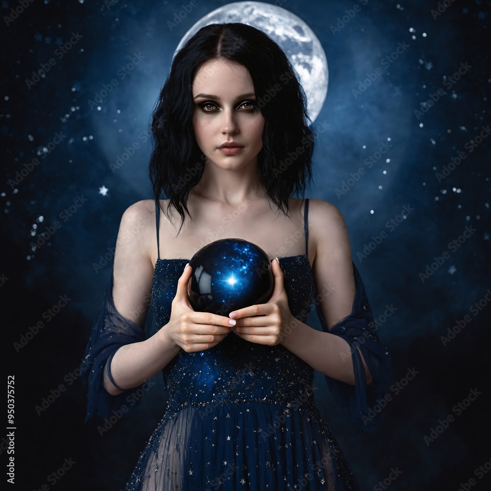 Naklejka premium Descubre la Magia del Cosmos en tus Manos 
