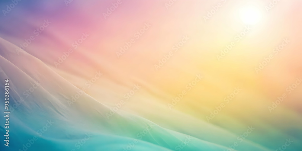 Abstract Pastel Sky: A soft and ethereal background with pastel hues of pink, blue, yellow, and green, creating a dreamy and tranquil atmosphere. The sun shines through the clouds, adding a touch of Abstract Pastel Sky: A soft and ethereal background with pastel hues of pink, blue, yellow, and green, creating a dreamy and tranquil atmosphere. The sun shines through the clouds, adding a touch of