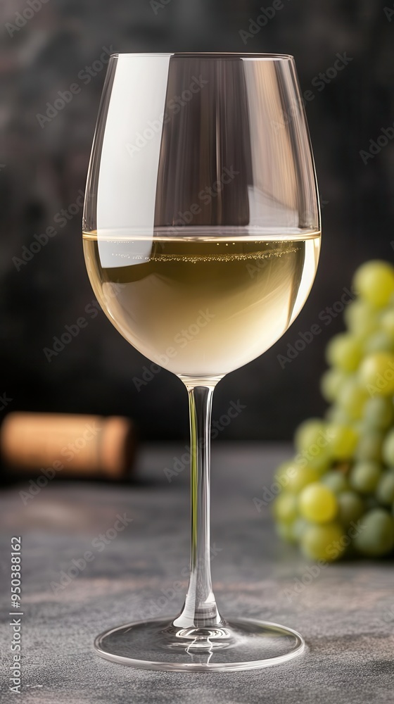 Alsace white wine from France in a wine glass, Alsace wine, France, wine Alsace white wine from France in a wine glass, Alsace wine, France, wine