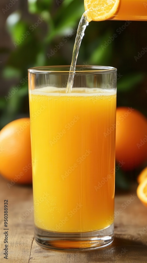 Fresh orange juice from Brazil in a tall glass, orange juice, Brazil, fresh Fresh orange juice from Brazil in a tall glass, orange juice, Brazil, fresh