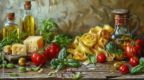 Still Life with Italian Ingredients