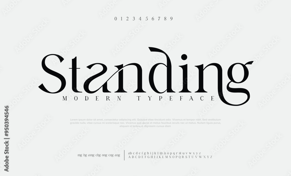 Elegant minimalist alphabet display font vector. Luxury and feminine typeface. Elegant minimalist alphabet display font vector. Luxury and feminine typeface.