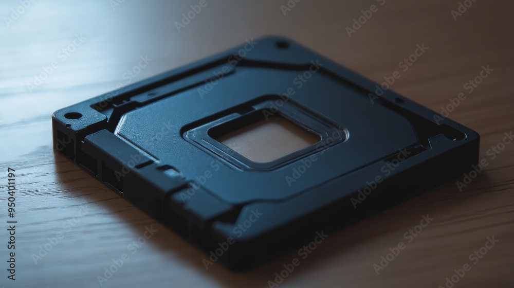 Obraz premium Black CPU Cooling Plate