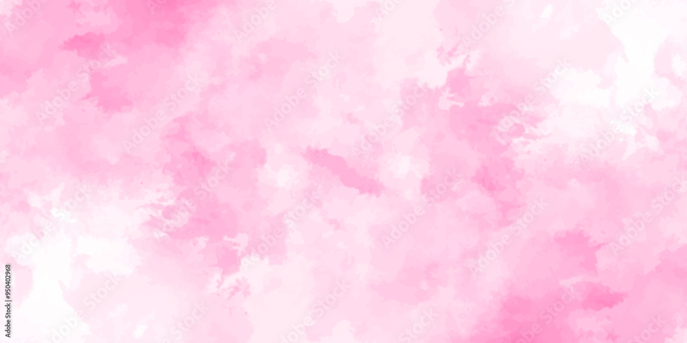Abstract pink Wall Texture with Watercolor Brush Strokes. Soft pink pastel watercolor background. party invitation, packaging, surface design. Grunge and textured banner with free copy space.