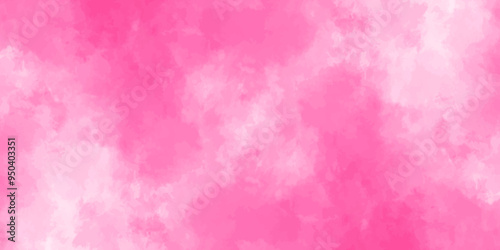Abstract pink Wall Texture with Watercolor Brush Strokes. Soft pink pastel watercolor background. party invitation, packaging, surface design. Grunge and textured banner with free copy space.