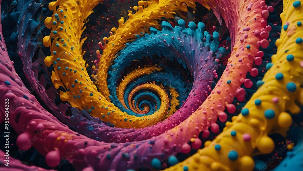 Abstract Spiral: A captivating, colorful macro shot of a mesmerizing abstract spiral formation. Its vibrant colors and textured layers create a sense of depth and movement. Abstract Spiral: A captivating, colorful macro shot of a mesmerizing abstract spiral formation. Its vibrant colors and textured layers create a sense of depth and movement.