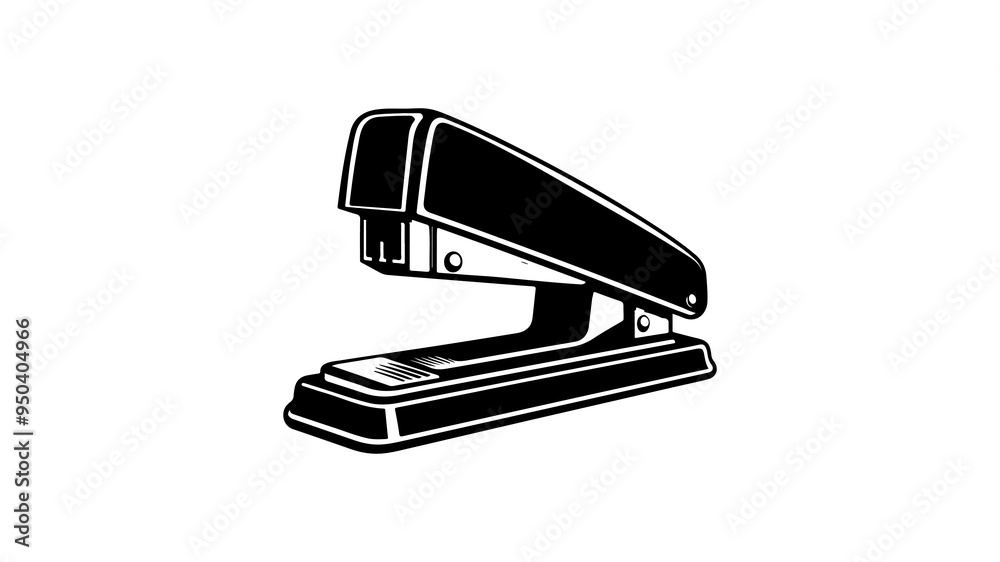 Stapler silhouette vector illustration. Stapler silhouette vector illustration.