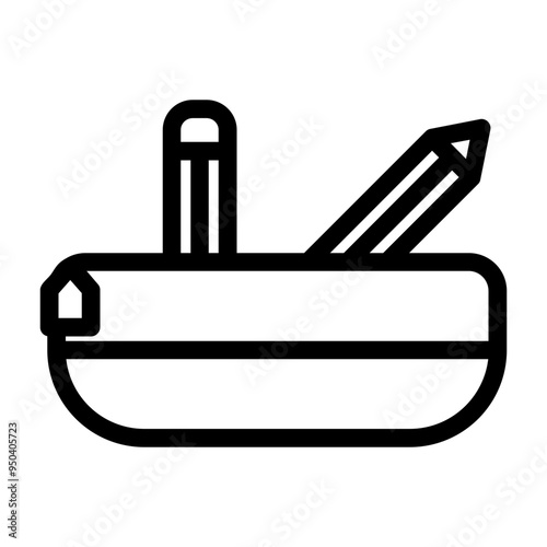 pencile case Icon photo