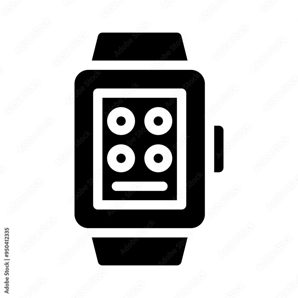 wearable glyph icon wearable glyph icon