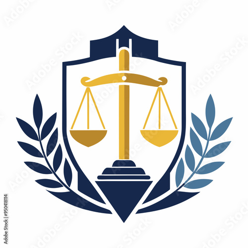 Law Firm Logo art Vector