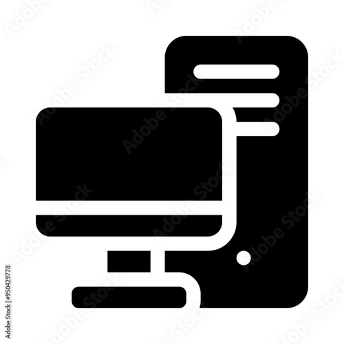 desktop glyph icon