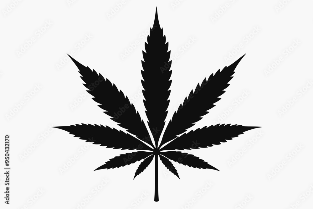 Marijuana cannabis hemp leaf icon, Marijuana leaf vector silhouette
Marijuana cannabis hemp leaf icon, Marijuana leaf vector silhouette