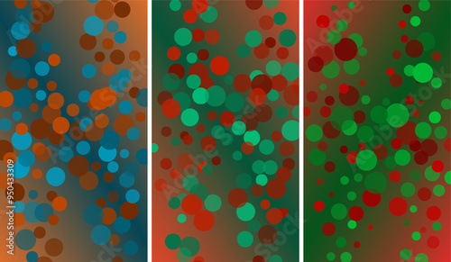 Abstract more colorful bokeh background, vibrant color bubbles. 1280x720px.