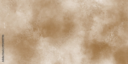 brown old vintage paper texture with cloudy stains, Brown Grunge texture background with grainy effect, brown watercolor background hand-drawn with cloudy strokes of brushes.