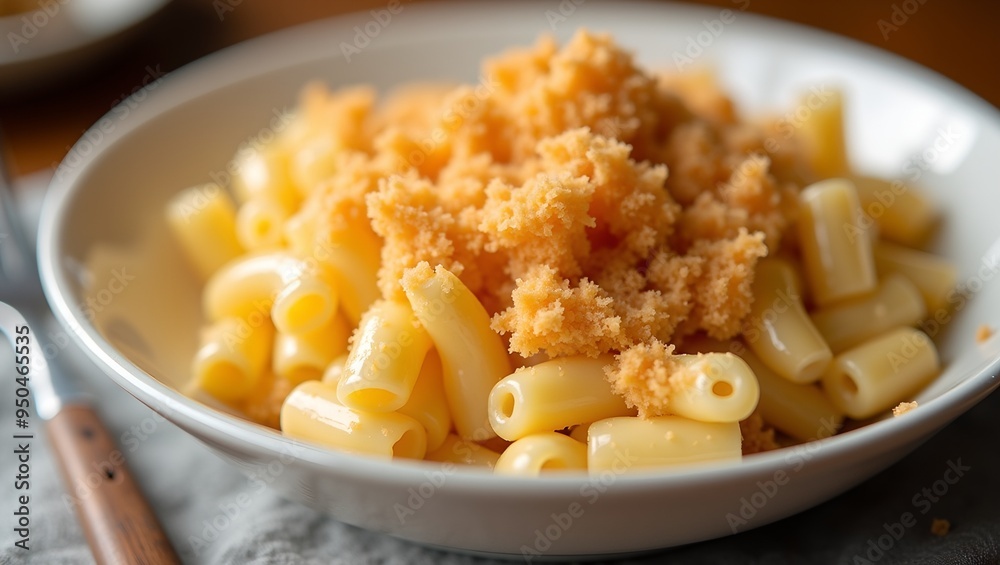 Crispy BreadcrumbTopped Mac and Cheese Delight Crispy BreadcrumbTopped Mac and Cheese Delight