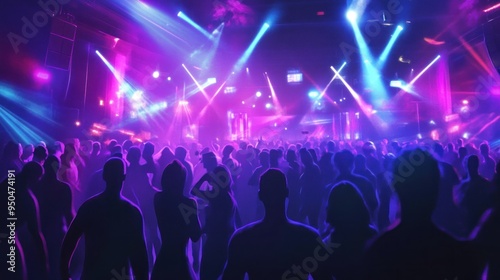 A Vibrant Nightclub Scene