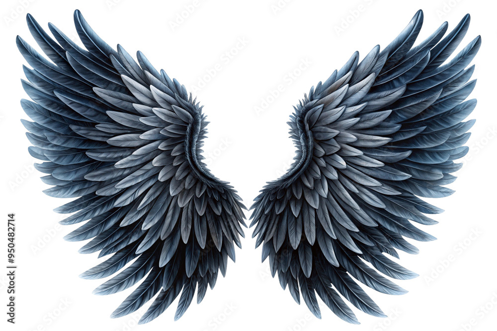 Obraz premium angel wings isolated on white Background