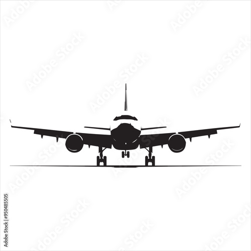 airplane isolated on white background