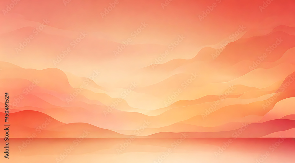 A soft, blurred background with a gradient of warm sunset colors, featuring a few faint, abstract shapes subtly floating in the design, creating a serene and satisfying composition A soft, blurred background with a gradient of warm sunset colors, featuring a few faint, abstract shapes subtly floating in the design, creating a serene and satisfying composition