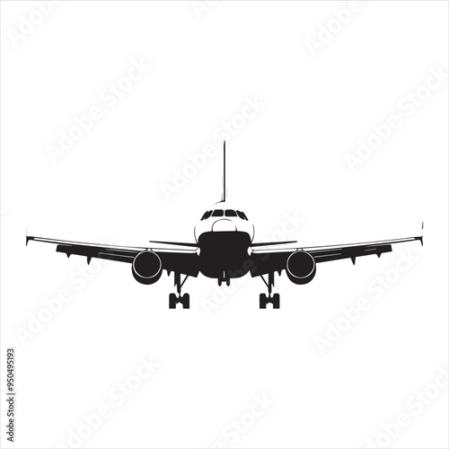 airplane isolated on white background