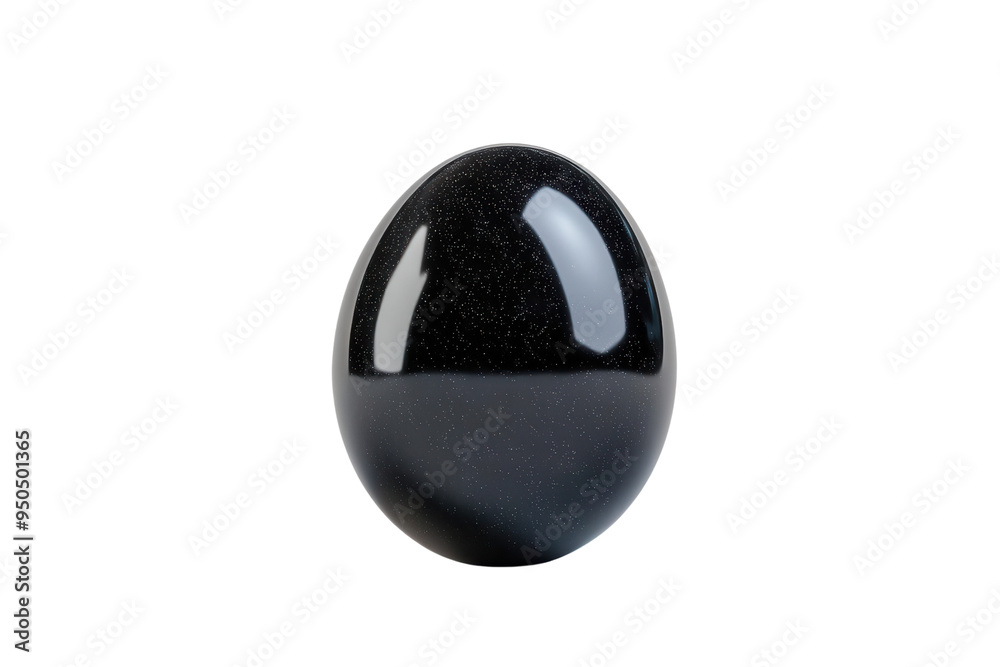 A polished black egg showcases shiny textures and unique surface features, ideal for decorative or artistic purposes. A polished black egg showcases shiny textures and unique surface features, ideal for decorative or artistic purposes.