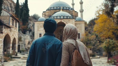 Serene Moment at the Ottoman-Era Mosque